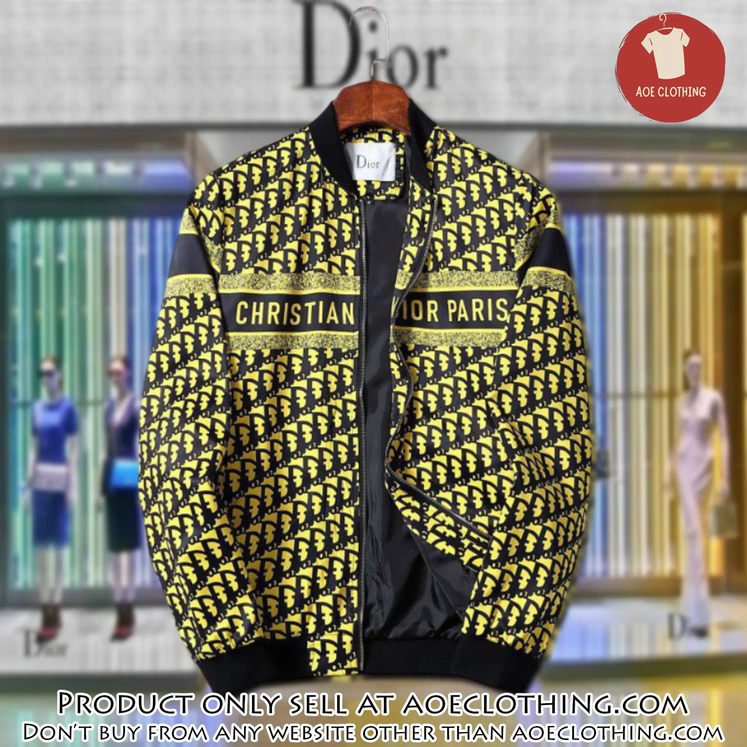 Dior luxury brand varsity zipper jacket vst1034 aoe2528559